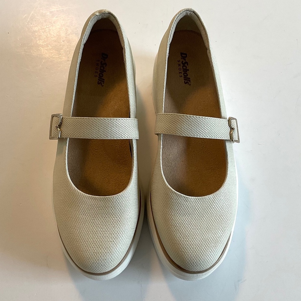 DR SCHOLL’S Nice Day Max Platform Mary Jane Size 8 LIKE NEW - Picture 3 of 11